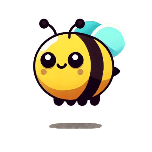 simple bee icon